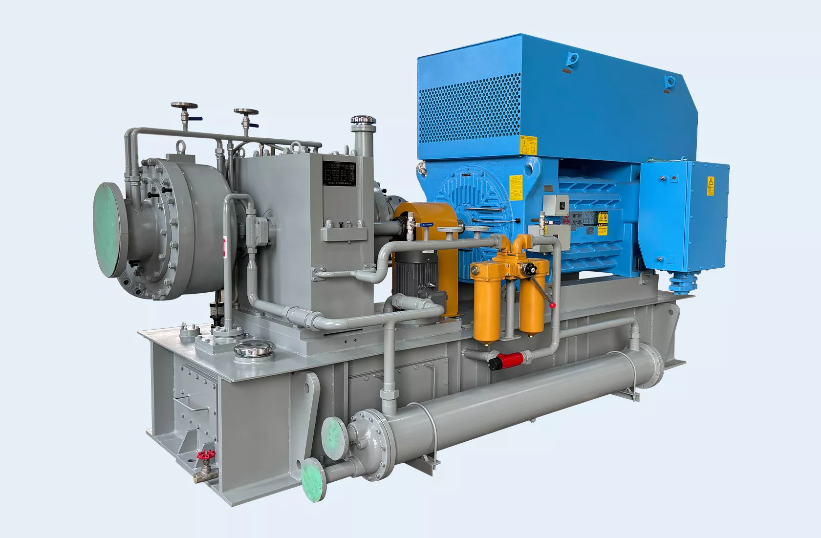 Chlorlne gas compressor